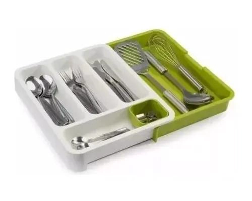 ORGANIZADOR EXTENSIBLE PARA CUBIERTOS Y UTENSILIOS DE COCINA - 1