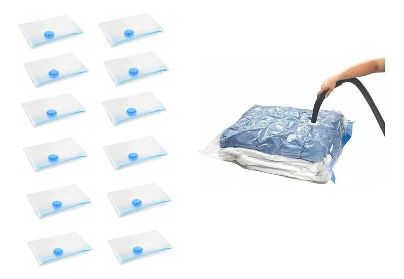 BOLSAS AL VACIO PARA ROPA 50X60CM PACK DE 12 UNIDADES - 1