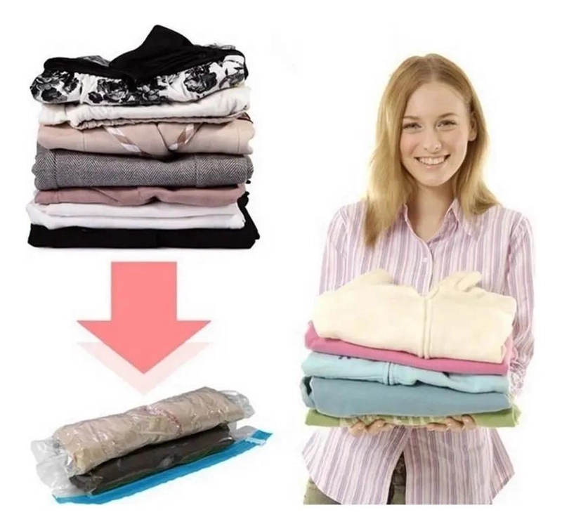 BOLSAS AL VACIO PARA ROPA 50X60CM PACK DE 12 UNIDADES - 7