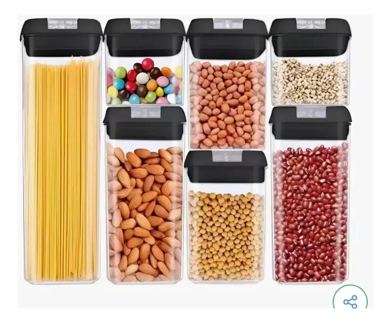 SET DE 7 CONTENEDORES HERME TICOS PARA ALIMENTOS DE 1.9 LITROS - 3