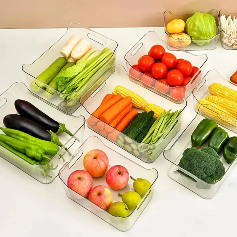 PACK DE 4 CONTENEDORES ACRILICOS PARA ORGANIZAR ALIMENTOS - 3
