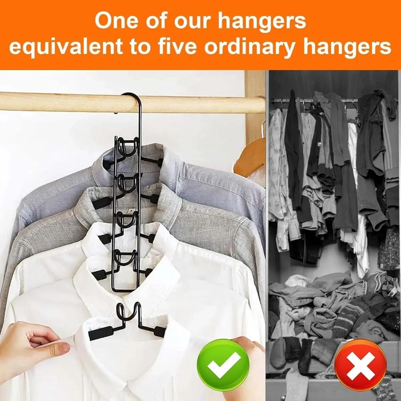 COLGADORES ANTIDESLIZANTES PARA ROPA PACK DE 2 - 3