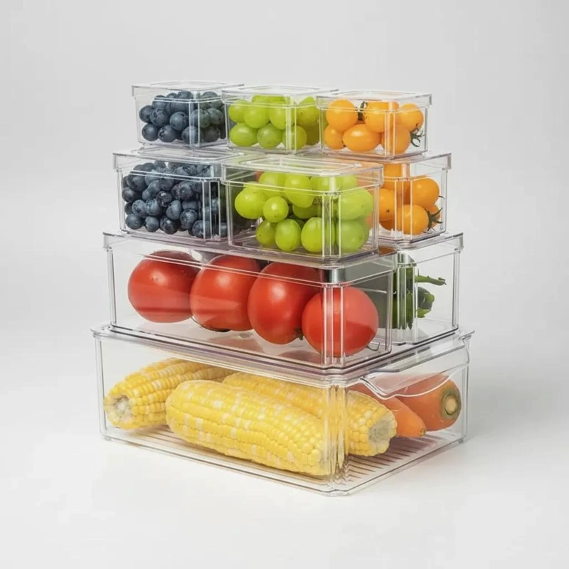 SET DE 7 CONTENEDORES ORGANIZADORES PARA REFRIGERADOR - 5