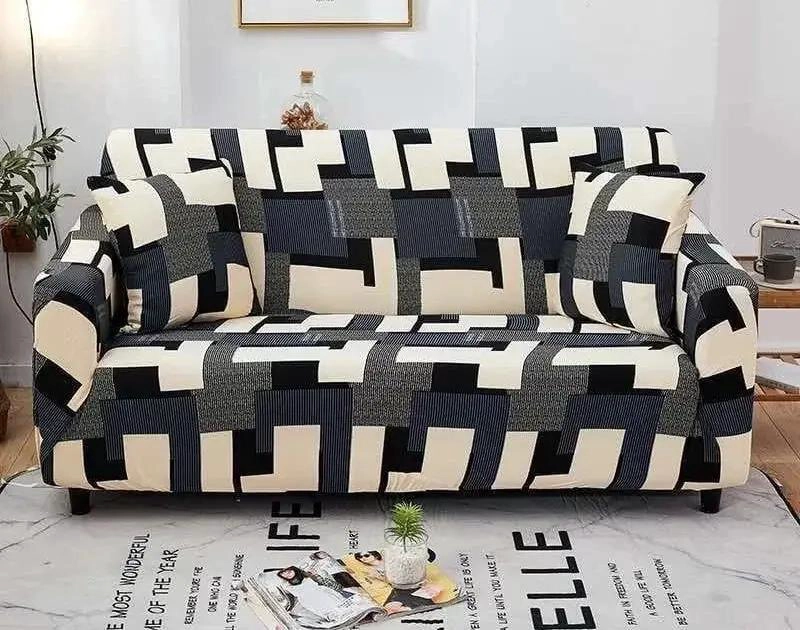 FUNDA PROTECTORA PARA SILLON DE 3 CUERPOS CON DISEÑO ELEGANTE - 2