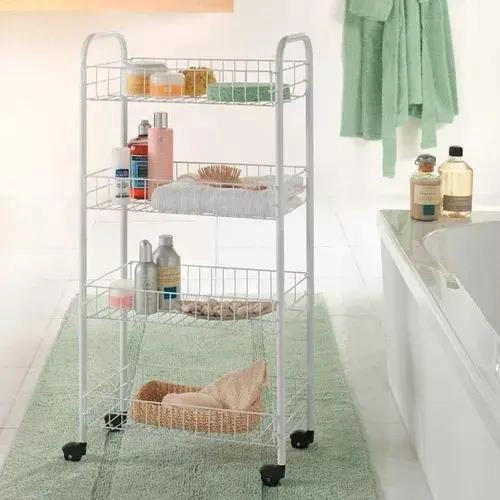CARRITO ORGANIZADOR FRUTERO CON 4 ESTANTES Y RUEDAS - 4