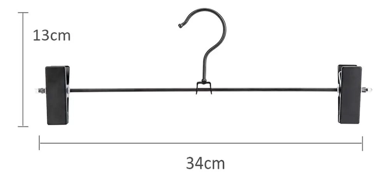 COLGADORES METALICOS CON PINZA PARA PANTALONES - 4