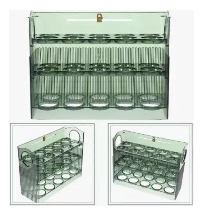 CONTENEDOR APILABLE PARA 30 HUEVOS EN REFRIGERADOR - 2