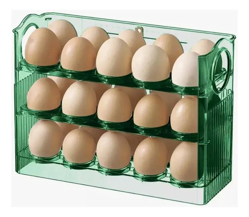 CONTENEDOR APILABLE PARA 30 HUEVOS EN REFRIGERADOR - 4