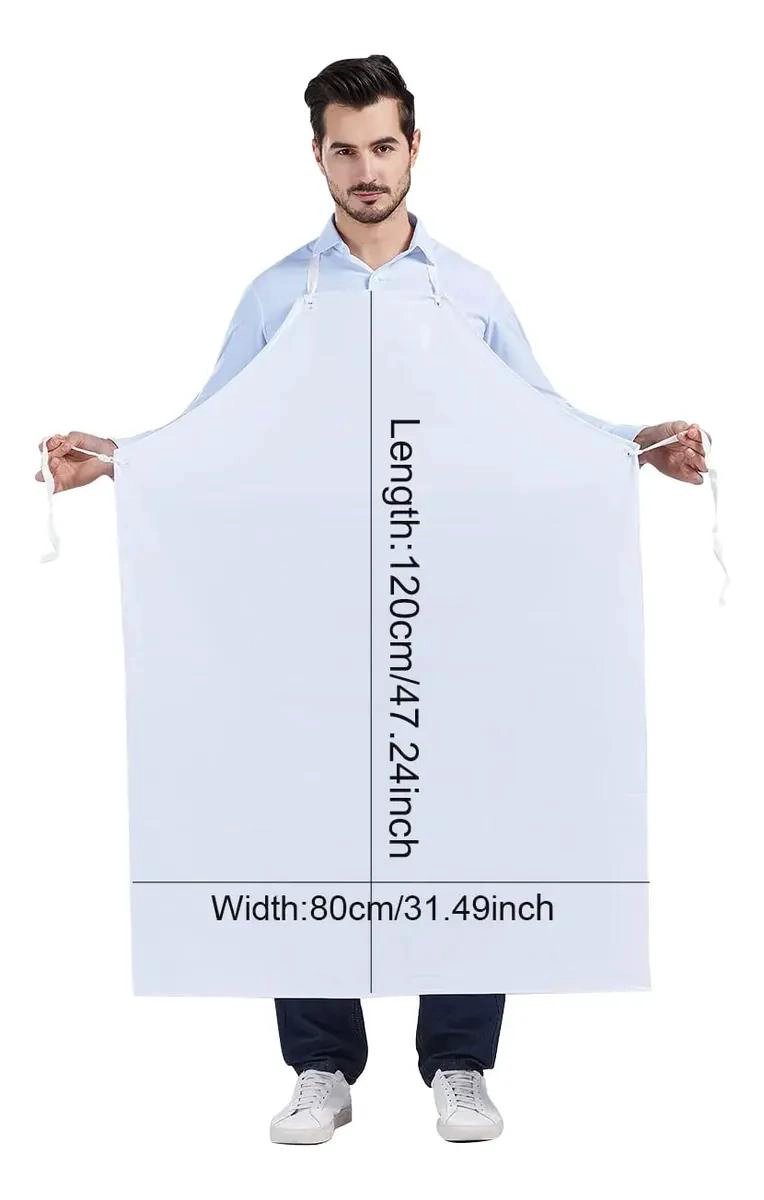 DELANTAL IMPERMEABLE DE PVC PARA COCINA Y JARDIN - 3