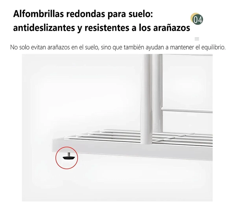 SOPORTE METALICO VERTICAL PARA 6 MACETAS EN JARDIN O BALCON - 5
