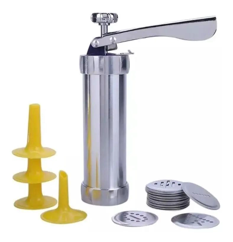 PRENSA PARA HACER GALLETAS CON DISCOS INTERCAMBIABLES Y FORMADORES - 2