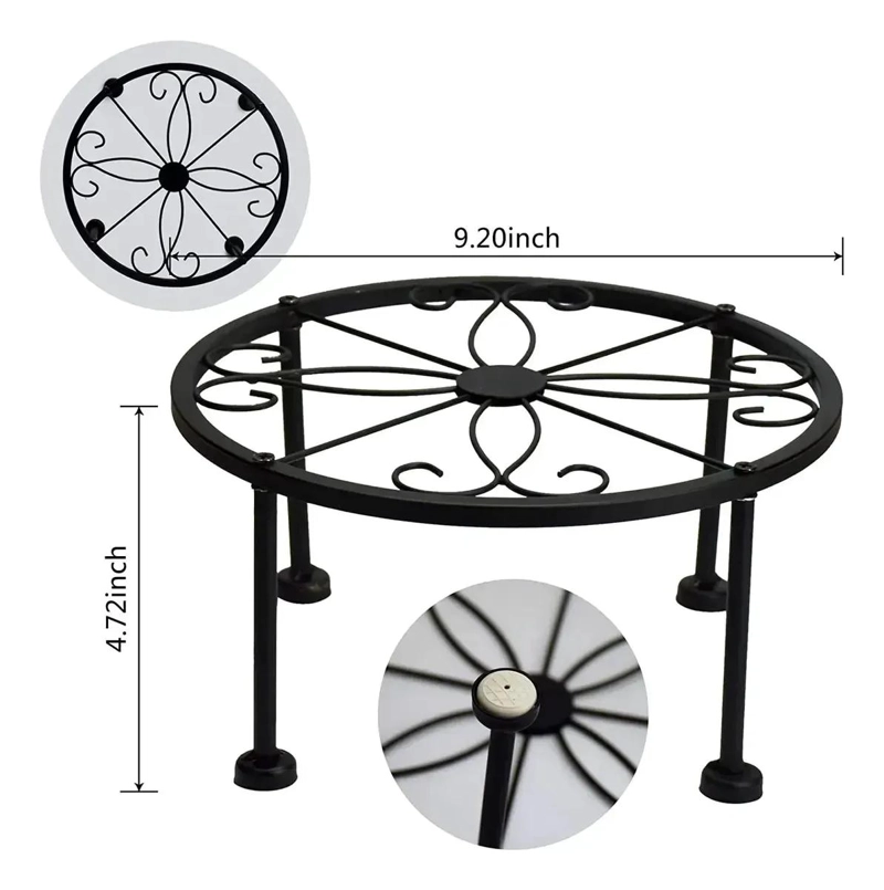 SOPORTE MACETERO RETIRABLE PARA PLANTAS DE 22 CM - 6