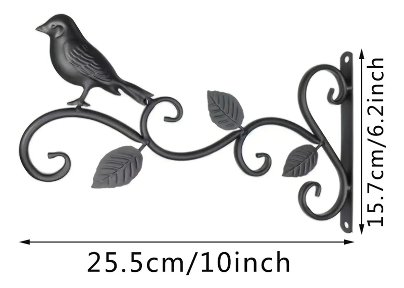 SOPORTE COLGANTE DE HIERRO PARA MACETAS Y DECORACIONES - 3