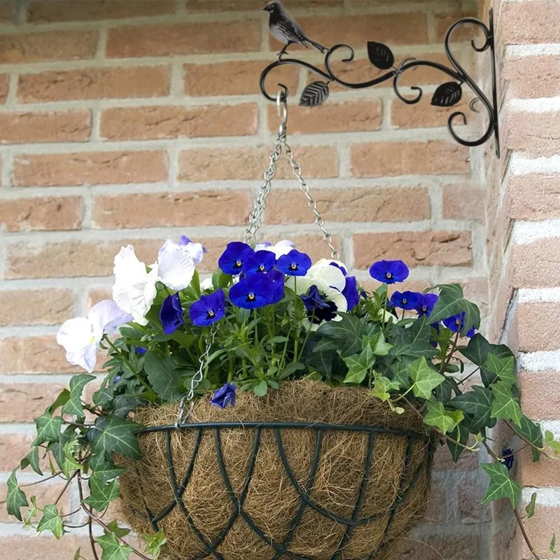 SOPORTE COLGANTE DE HIERRO PARA MACETAS Y DECORACIONES - 6