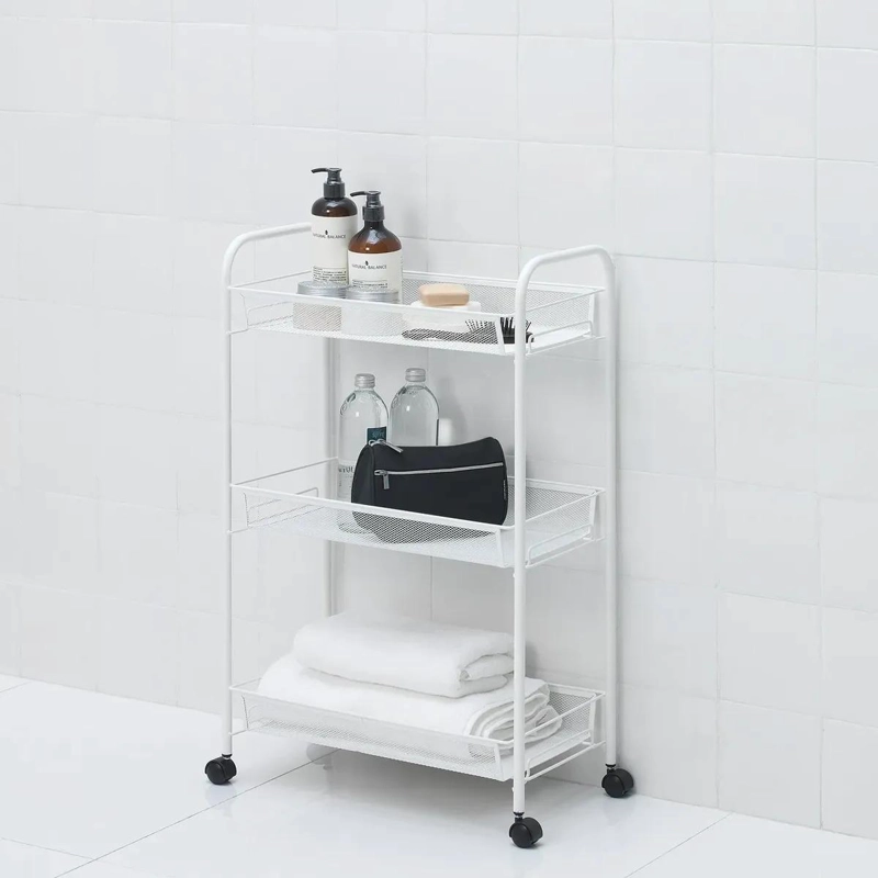 CARRITO MOVIL ORGANIZADOR PARA BAÑO Y COCINA 26X48X77 CM - 3