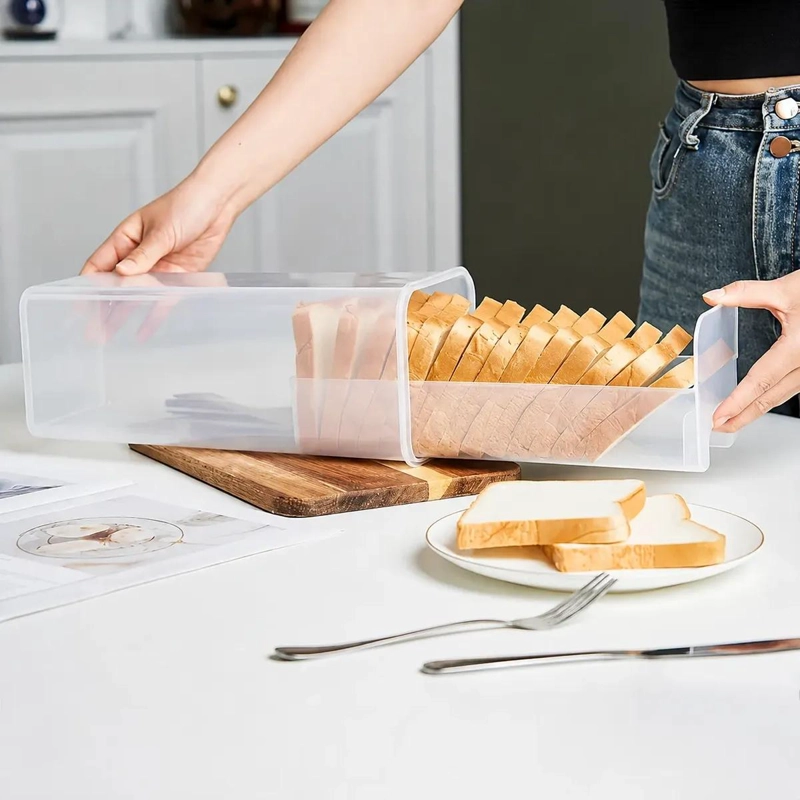 PACK DE 2 ORGANIZADORES HERME TICOS PARA PAN CON BANDEJA EXTRAIBLE - 6