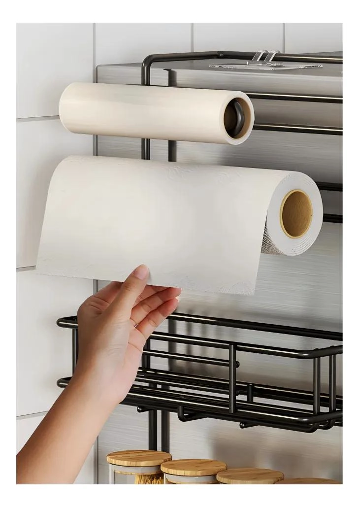 ORGANIZADOR COLGANTE PARA COCINA Y NEVERA CON GANCHOS - 5