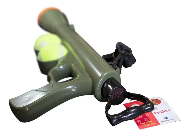 LANZADOR DE PELOTAS IDEAL PARA JUGAR CON MASCOTAS - 2