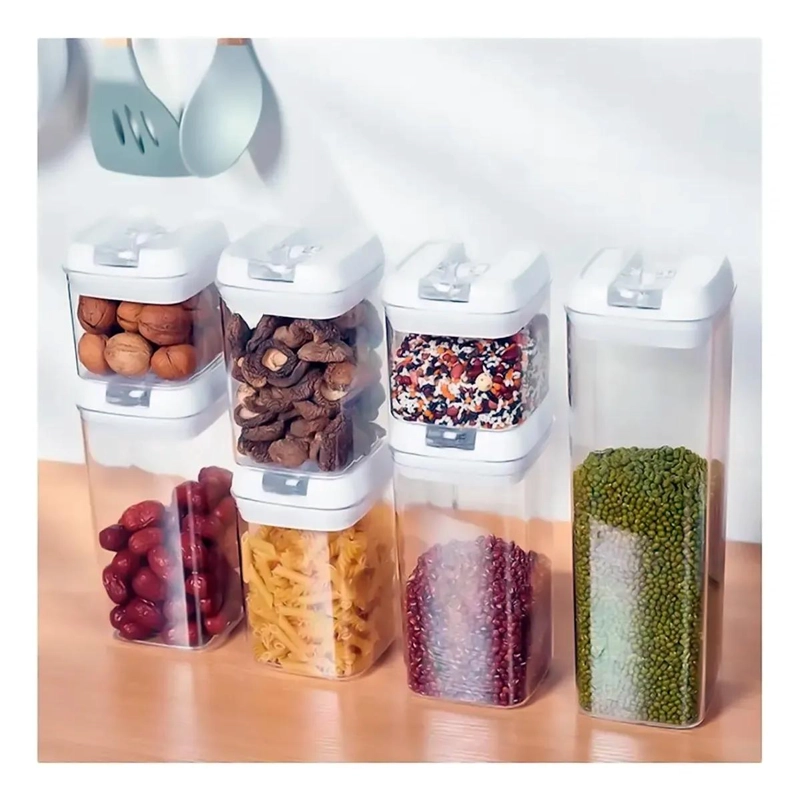 SET DE CONTENEDORES HERME TICOS PARA ALIMENTOS EN COCINA - 4