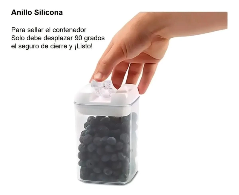 SET DE CONTENEDORES HERME TICOS PARA ALIMENTOS EN COCINA - 6