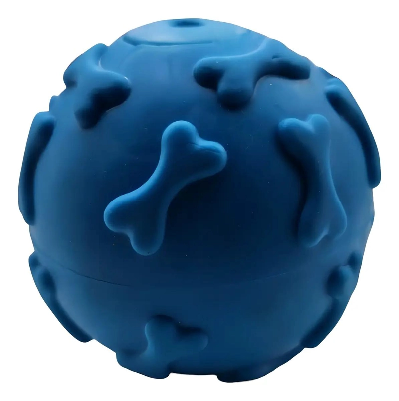 PELOTA RESISTENTE PARA PERROS DE COLOR AZUL - 1