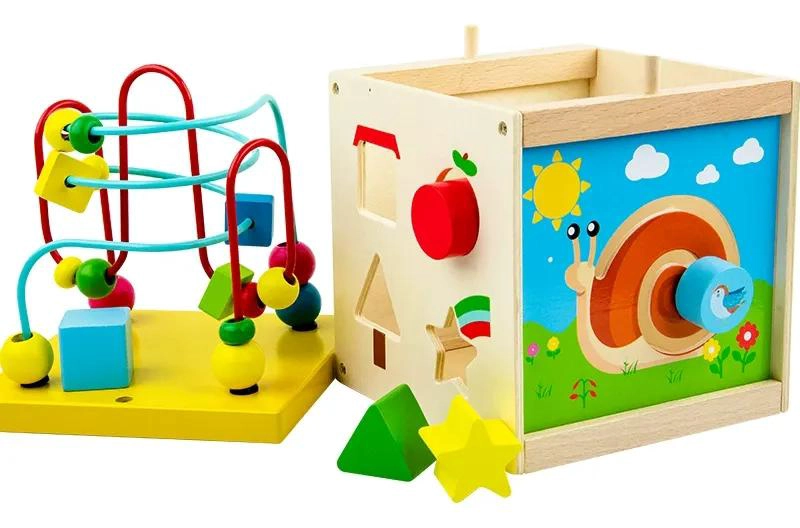 CAJA MONTESSORI MULTICOLOR CON CUENTAS EDUCATIVAS PARA NIÑOS - 7