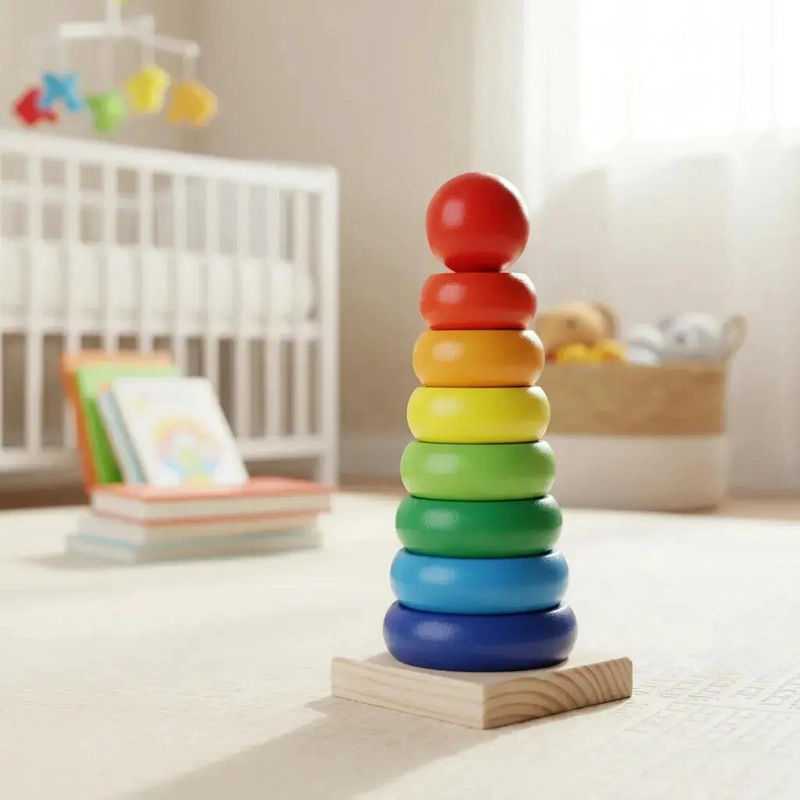 SET DE JUGUETES DIDACTICOS DE MADERA PARA BEBE S - 3