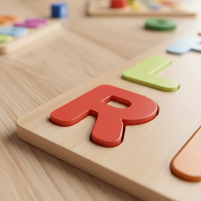 SET DIDACTICO DE MADERA 10 PIEZAS PARA APRENDIZAJE INFANTIL - 7