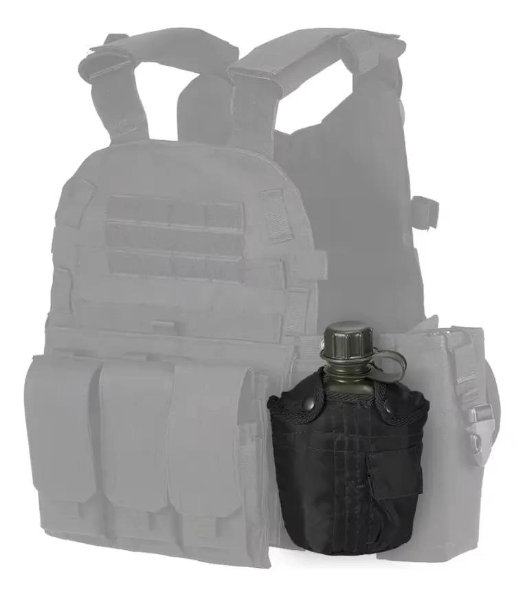 CANTIMPLORA MILITAR DE PLASTICO CON CUBIERTA DE FIELTRO - 3