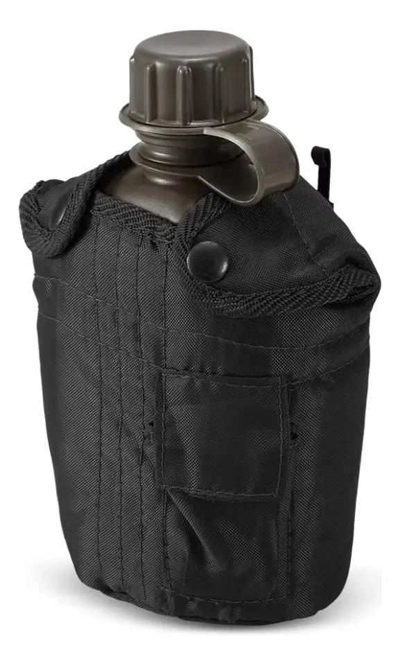 CANTIMPLORA MILITAR DE PLASTICO CON CUBIERTA DE FIELTRO - 6
