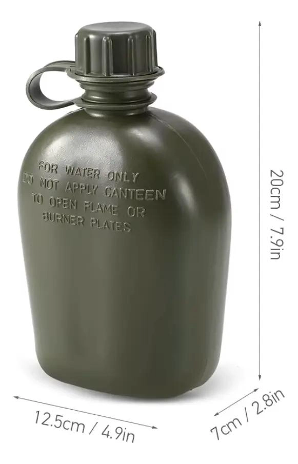 CANTIMPLORA MILITAR DE PLASTICO CON CUBIERTA DE FIELTRO - 8
