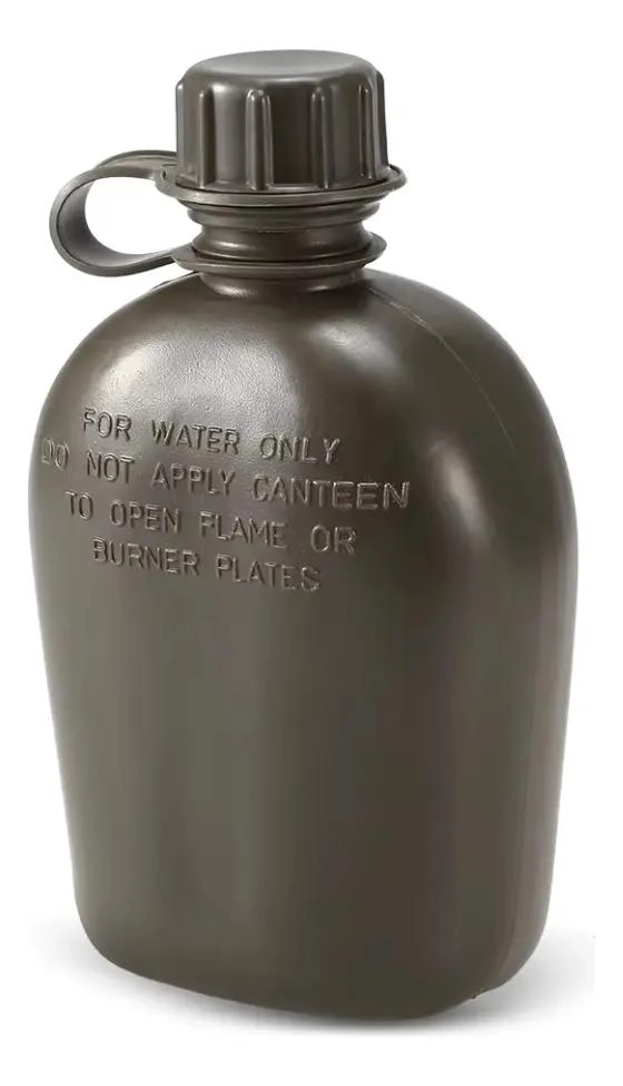 CANTIMPLORA MILITAR DE PLASTICO CON CUBIERTA DE FIELTRO - 9