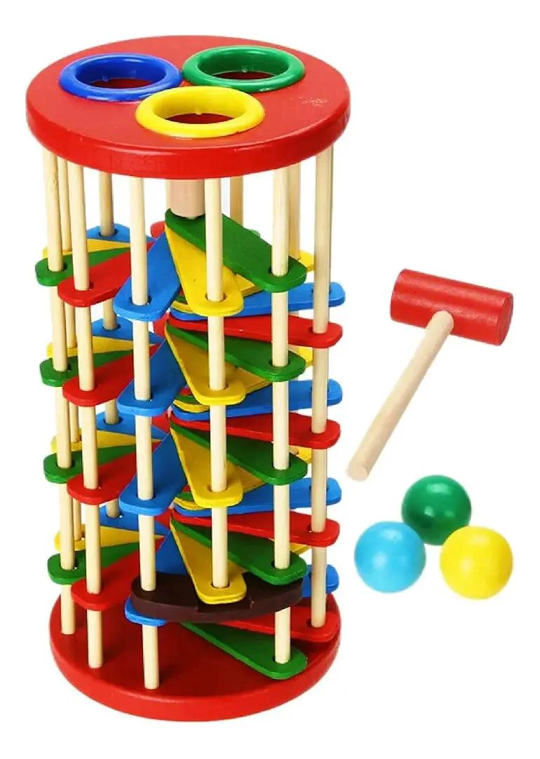 KIT DE JUGUETES DIDACTICOS DE MADERA PARA EL APRENDIZAJE INFANTIL - 6