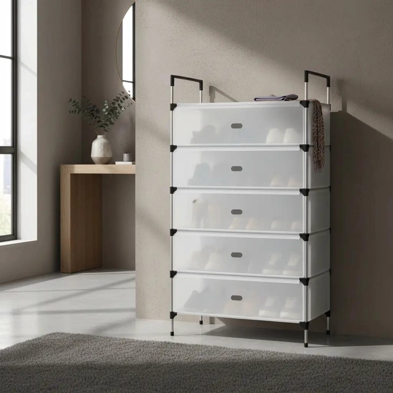 ZAPATERO ORGANIZADOR MULTIFUNCIONAL DE 5 NIVELES PARA CALZADO - 10