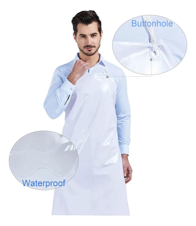 DELANTAL DE PVC IMPERMEABLE PARA COCINA Y JARDIN - 3