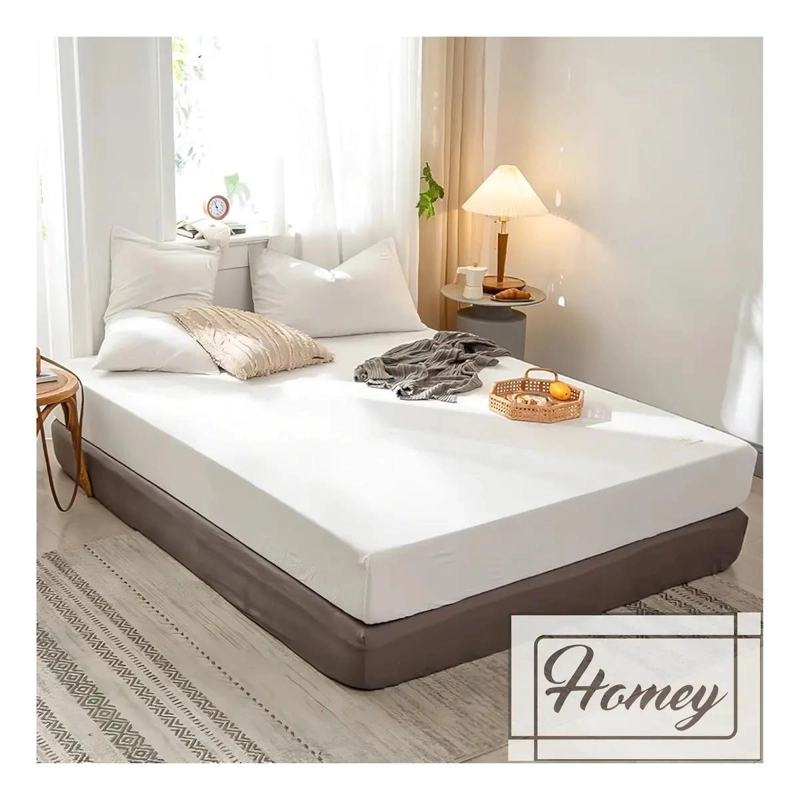 CUBRE COLCHON IMPERMEABLE 1 PLAZA COLOR BLANCO - 7