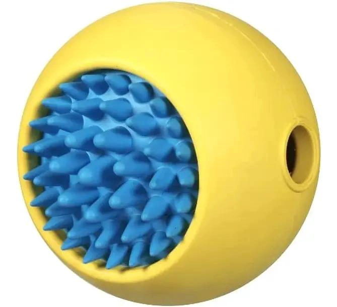 PELOTA INTERACTIVA PARA PERROS CON LIMPIEZA DENTAL - 1