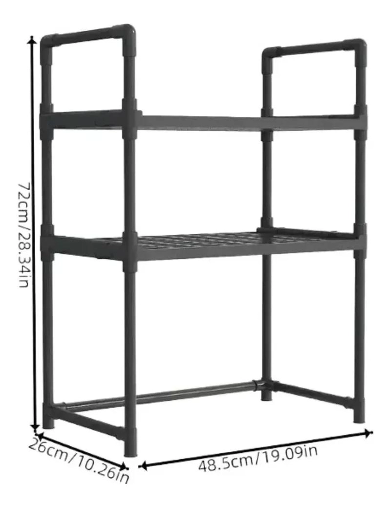 ESTANTE ORGANIZADOR DE 3 NIVELES PARA COCINA Y HOGAR - 3