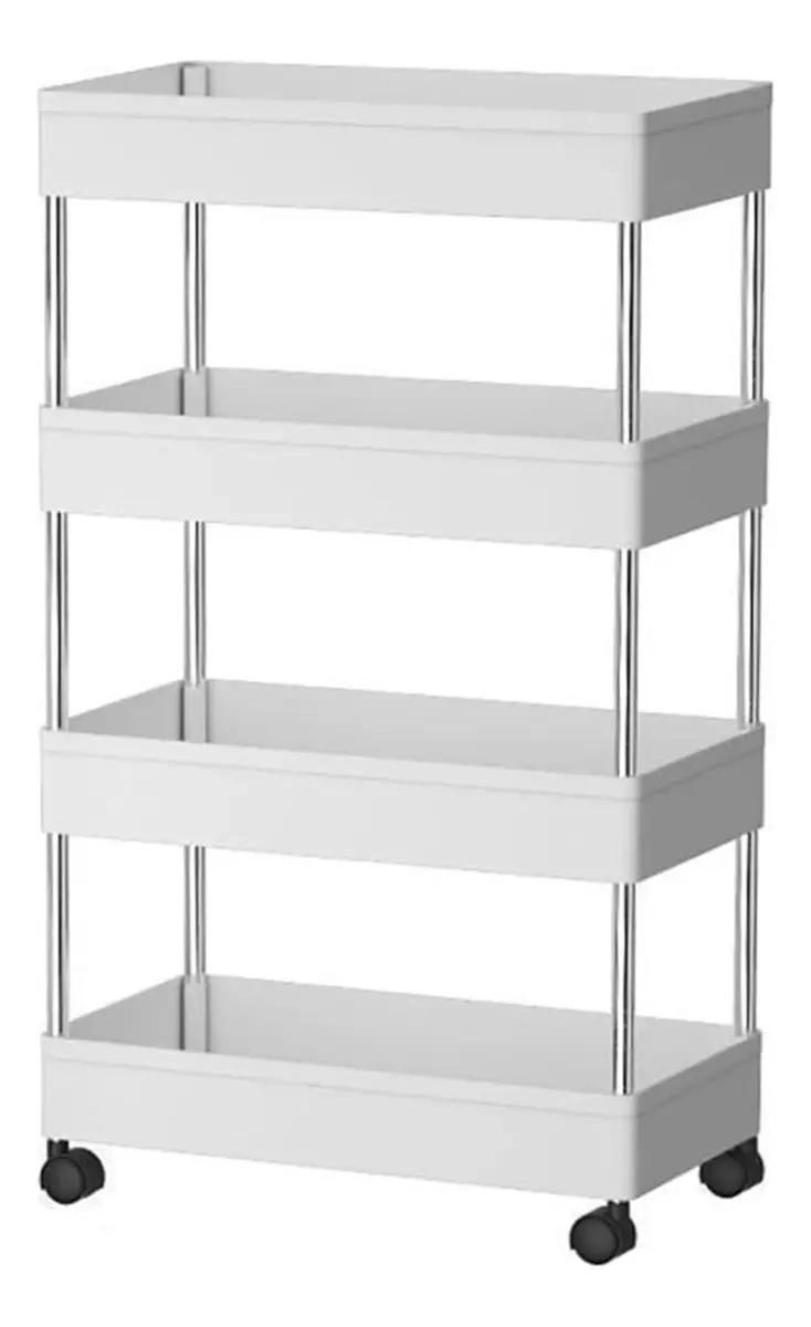 CARRITO ORGANIZADOR MULTIFUNCIONAL DE 4 NIVELES CON RUEDAS - 2