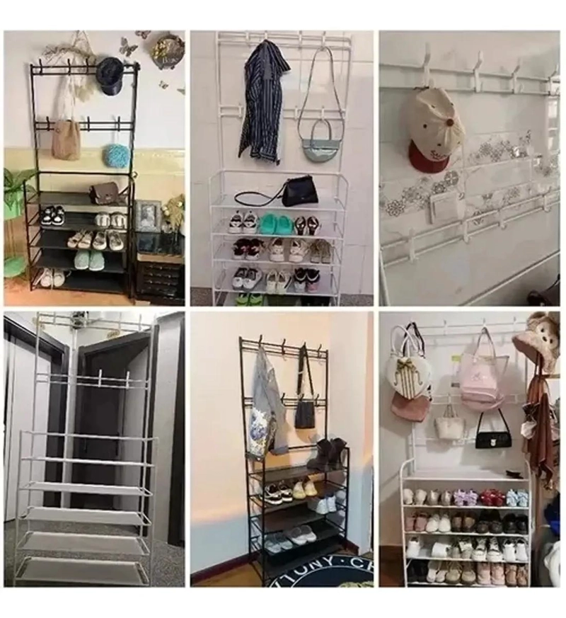 ORGANIZADOR COLGADOR DE ZAPATOS Y ROPA 4 NIVELES 80CM - 10