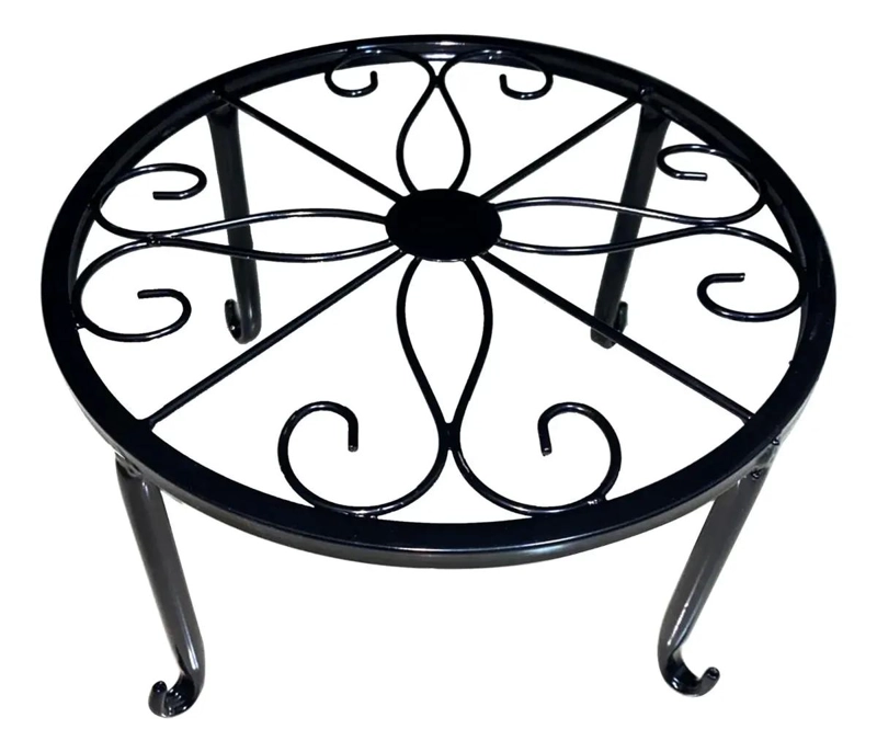 SET DE 5 SOPORTES METALICOS PARA MACETAS DE DIFERENTES TAMAÑOS - 9