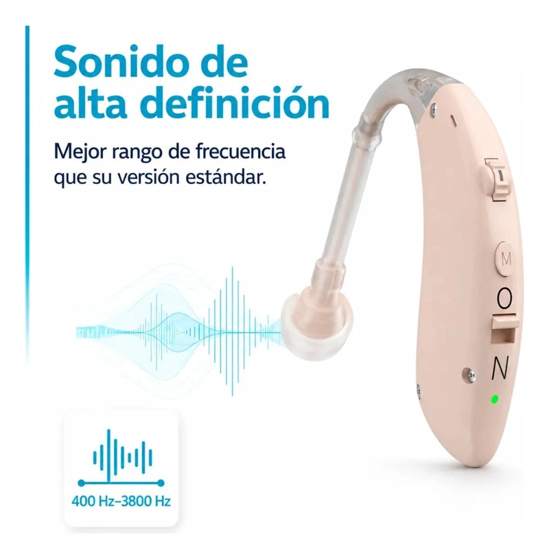 AUDIFONO AMPLIFICADOR DIGITAL RECARGABLE PARA SORDERA - 4