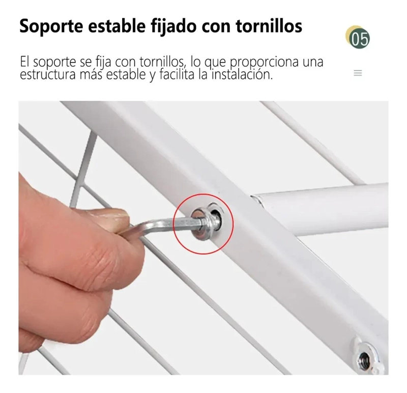 SOPORTE METALICO VERTICAL PARA 6 MACETAS EN JARDIN O BALCON - 3