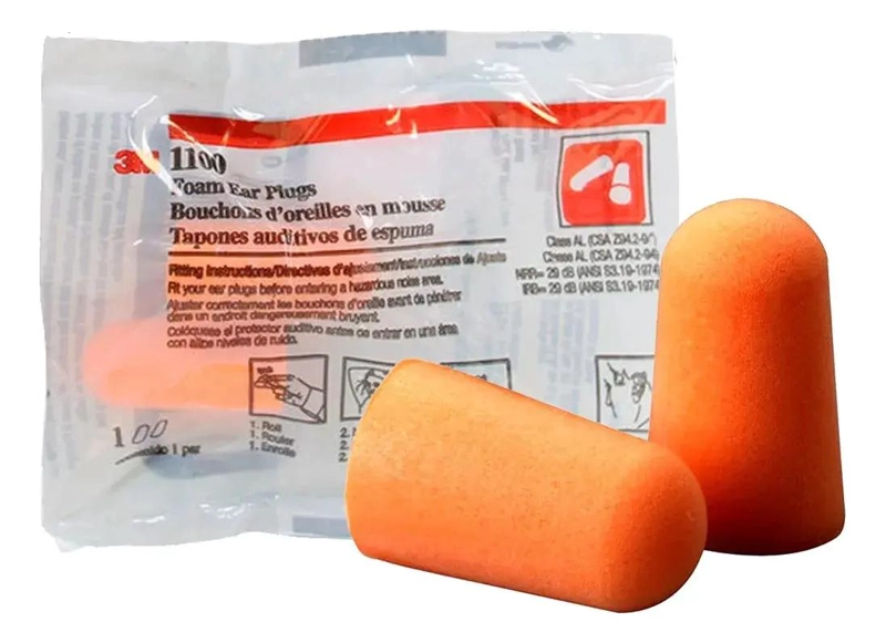 PACK DE 30 PARES DE TAPONES PROTECTORES PARA OIDO DESECHABLES - 2
