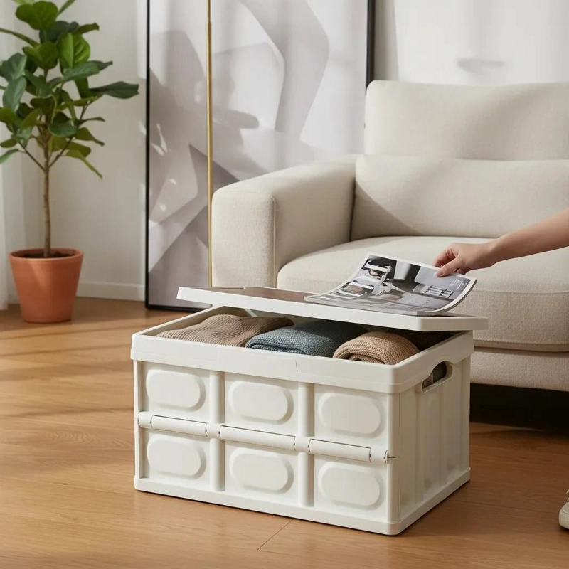 CAJA ORGANIZADORA PLEGABLE 30 LITROS CON FUNDA IMPERMEABLE - 8
