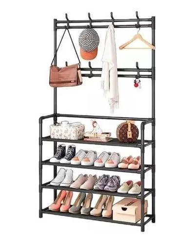 ORGANIZADOR COLGADOR DE ZAPATOS Y ROPA DE 4 NIVELES - 1