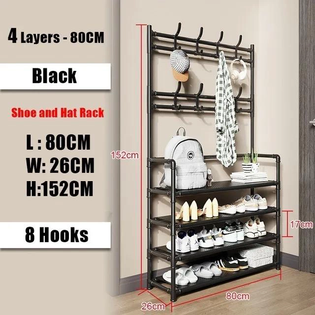 ORGANIZADOR COLGADOR DE ZAPATOS Y ROPA DE 4 NIVELES - 2