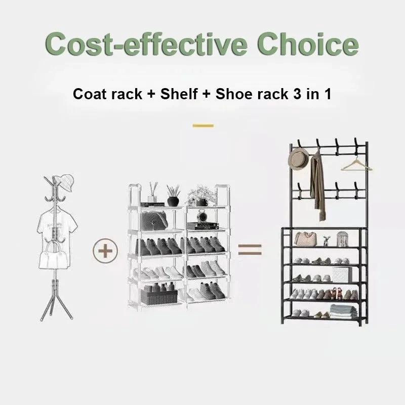 ORGANIZADOR COLGADOR DE ZAPATOS Y ROPA DE 4 NIVELES - 3