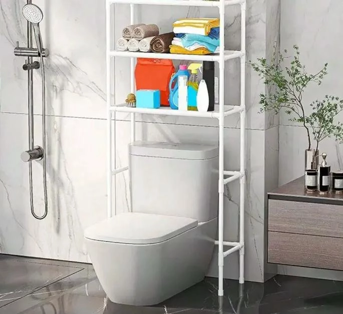 ESTANTE VERTICAL DE 3 NIVELES PARA BAÑO Y LAVADORA - 4
