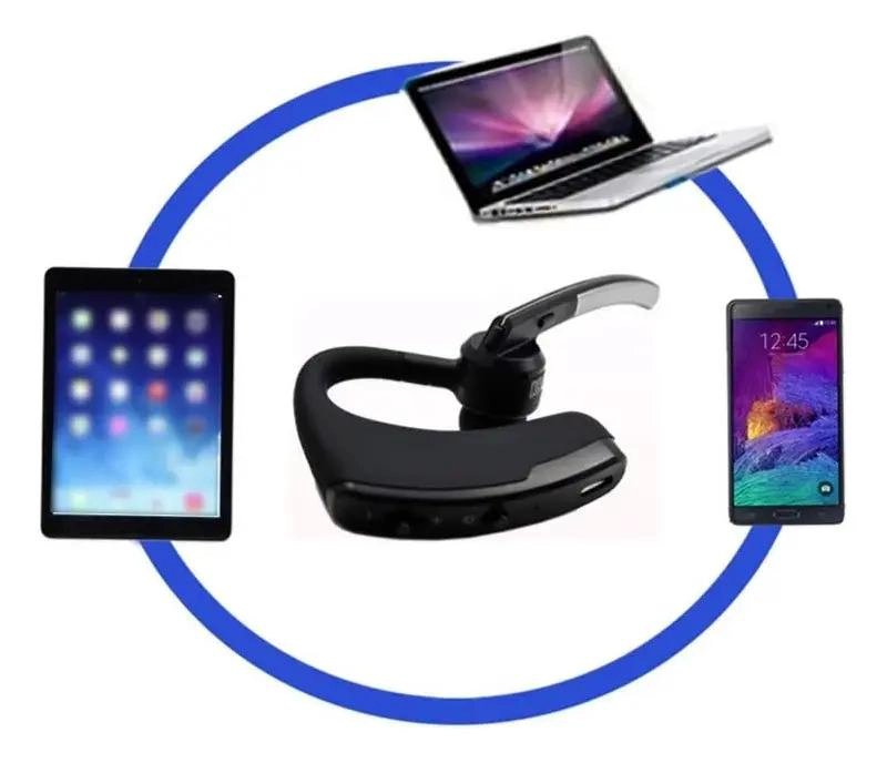 AURICULAR BLUETOOTH MONO INALAMBRICO CON MICROFONO Y GANCHO - 5